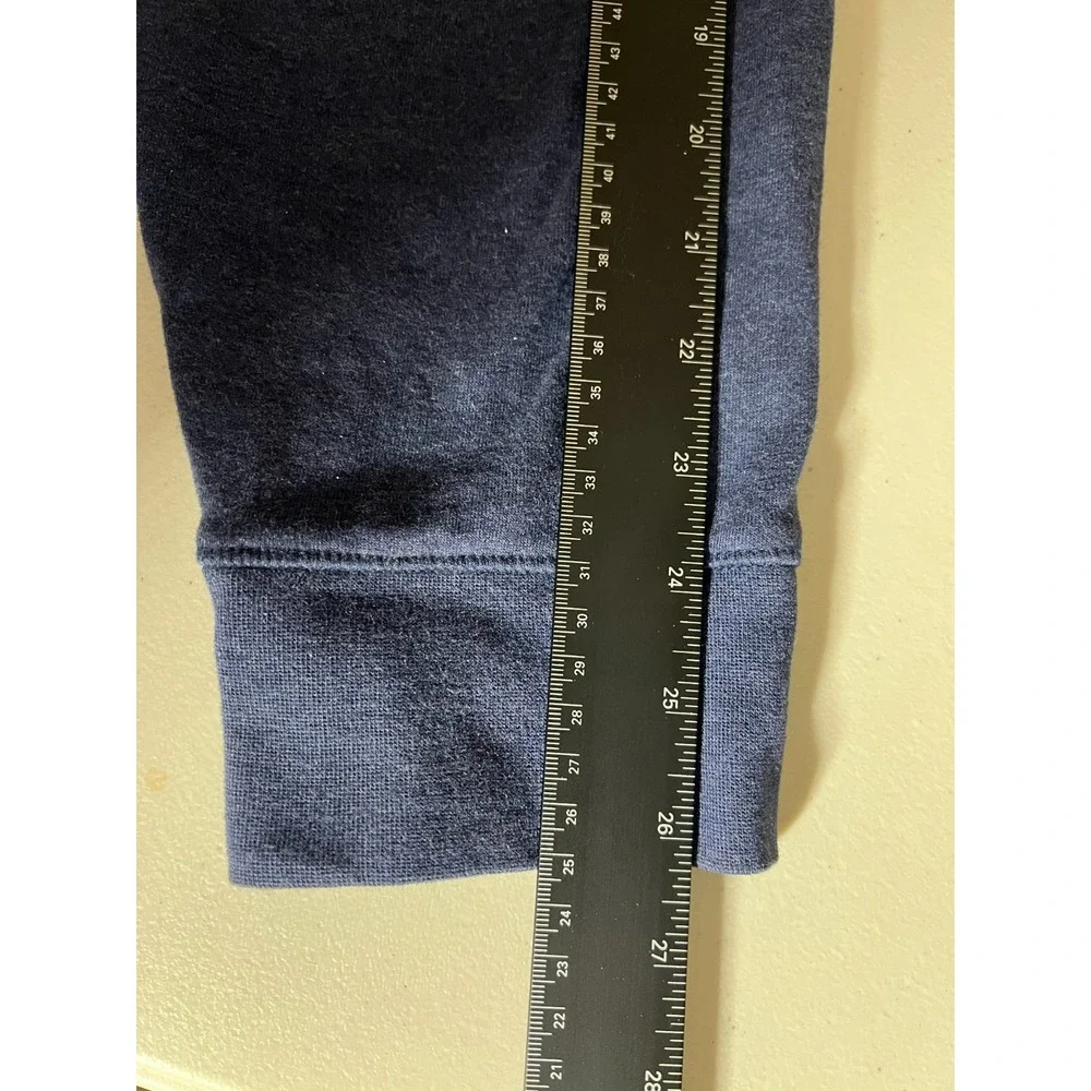 Polo Ralph Lauren XL Men's Quarter-Zip Pullover Sweatshirt Navy Blue Red Pony